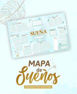 Mapa de Sueños Digital - Color Azul